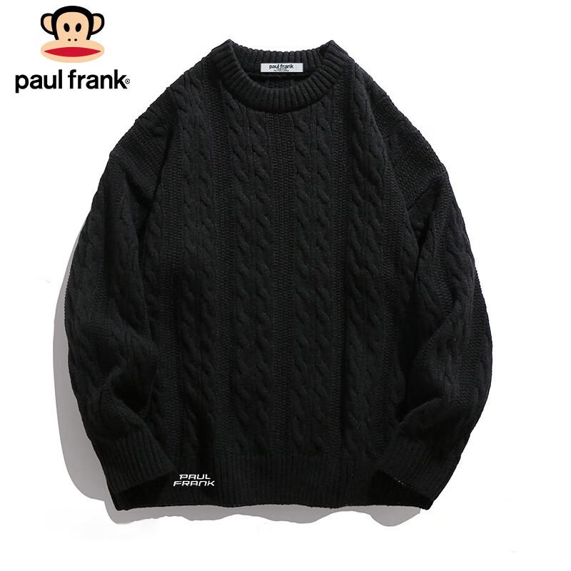 

Paul Frank Men s Cable Knit Round Neck Pullover Sweater 2XL