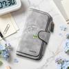 Stylish Wallet with Inspirational Slogan Durable Casual Purse for Daily Use