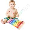 Tvoip Wooden Xylophone Toys Musical Creative Wooden Instruments 8 Notes Xilofono Children Baby Musical Toys Development