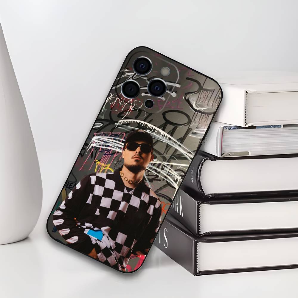 D-Dellafuente FC Phone Case For iPhone 17,16,15,14,13,12,11 Plus,Pro Max,XS,Soft Silicone Black Cover