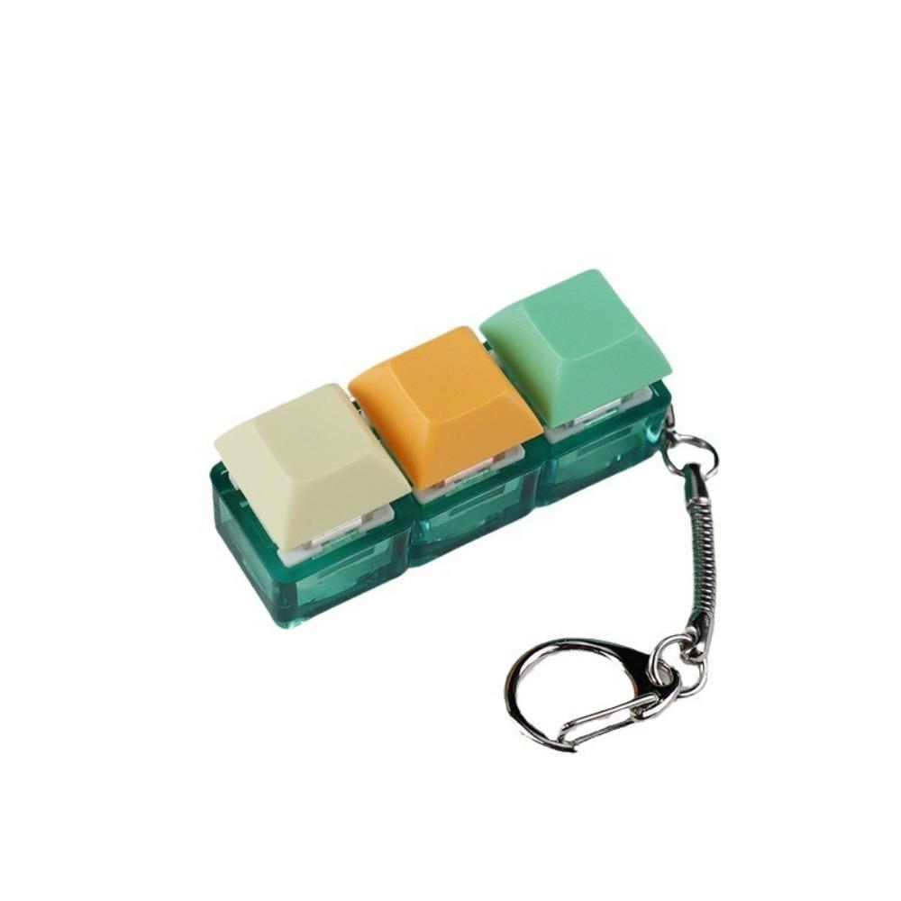 DIY Tastatur Fidget Schlüsselanhänger Tastenkappe Klicker Spielzeug Neu Finger Tastenkappe Erwachsener