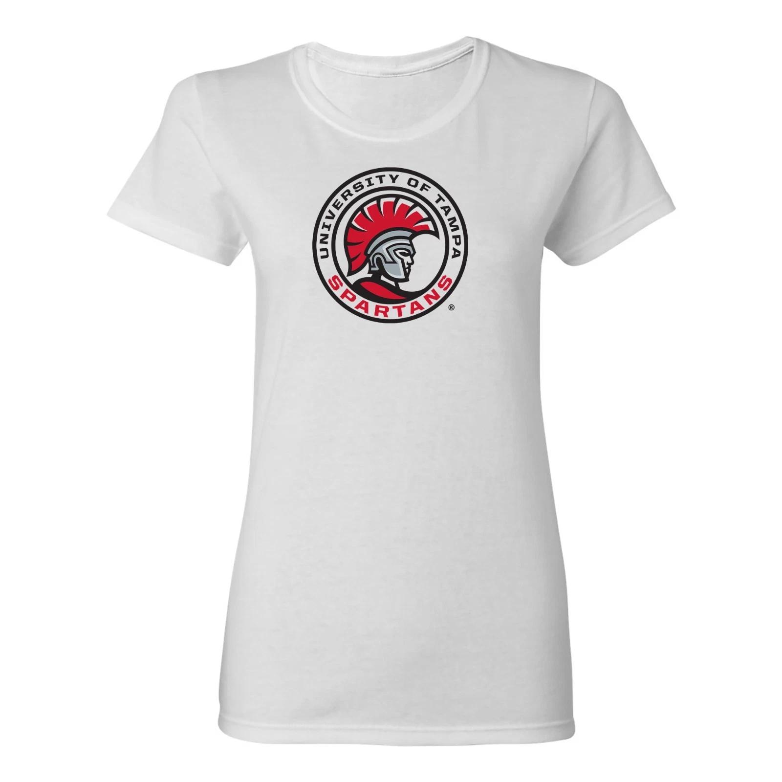 Tampa Spartans Primary Logo Womens T Shirt - White S