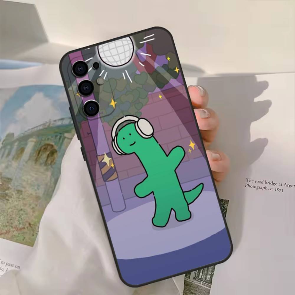Lovely J-Joguman Studios Phone Case For Samsung S26,25,24,23,22,21,20,30,Ultra,Plus,Fe,Lite Black Shell