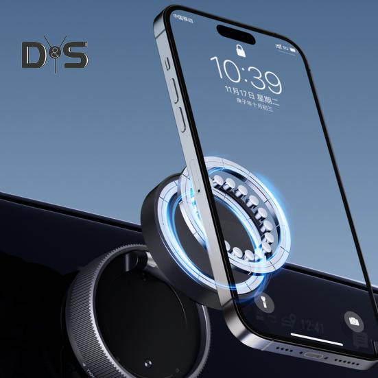 Magnetischer Autotelefonhalter für MagSafe 360 Grad Rotation Autohalterung N52 Magnetischer Ringtelefonständer für iPhone