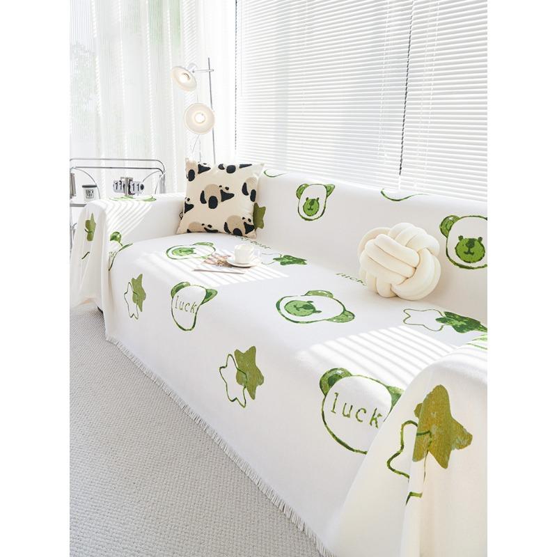 Waterproof Anti-Fouling Sofa Towel Four Seasons Universal Cartoon Cute Sofa Cushion Cover All-Inclusive Universal Cover Cloth