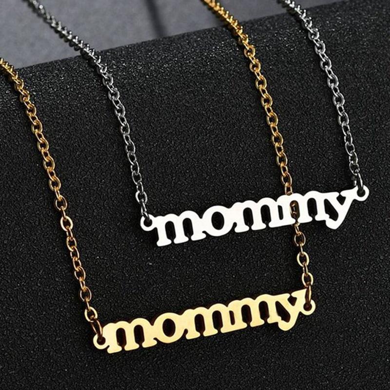Buy New Letter Mommy Pendant Necklace 