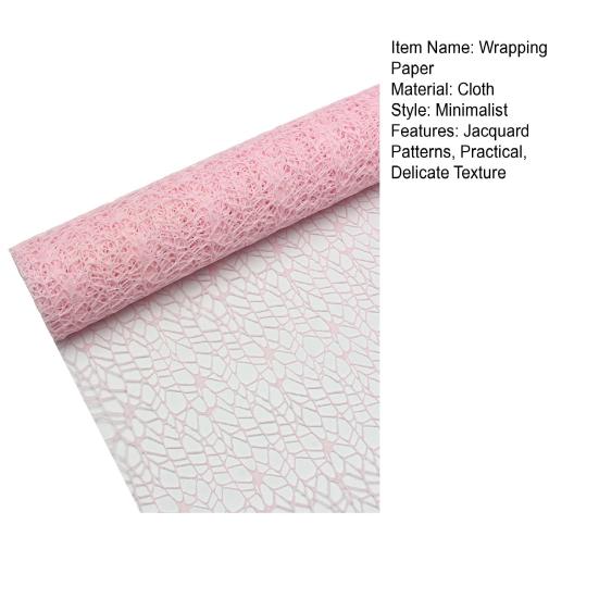 Flower Wrapping Paper Jacquard Hollow Net Wrapper For Bouquet Packaging Flower Packaging