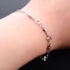 Cute Stainless Steel Bracelet Link Star Chain for Women Hand Chain Wristband Silver and Gold Color Anklet Metal Jewelry Gift