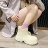 Fashion Women's Rain Boots Fashion Rubber Galoshes Outdoor Waterproof Garden Work Boots for Women Cute Rain Shoes Light EVA Water Shoes
