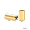 6PCS Stainless Steel Charm Slider Spacer Beads Metal Big Large Hole for Bracelet Leather Parts Jewelry Making Accessories