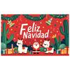 Holiday Party Banner Alpaca Design Christmas Backdrop Navidad Decor Banner Holiday Garland Christmas Banner For Holiday Event