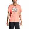 Nike Casual Comfortable Breathable Round Neck Short Sleeve Moisture Wicking Dopamine T-Shirt Men T-Shirt Orange DJ1402-814