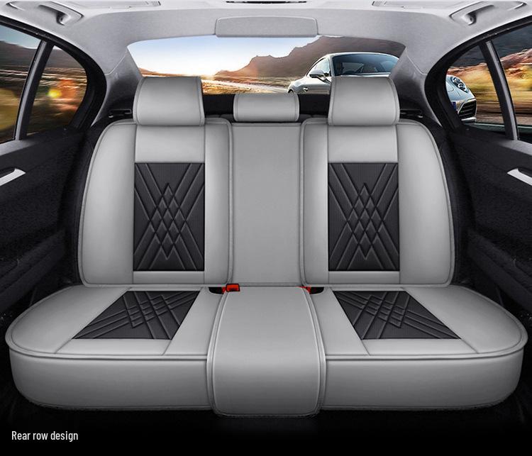 Accord & Emgrand L All-Leather Full Coverage Car Seat Cushion - Universal Four Seasons, 6th To 9th Gen