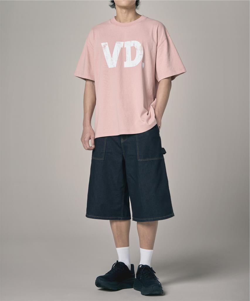 Beodeonteu Basic Verdant Logo Short Sleeve T-Shirt [Pink]