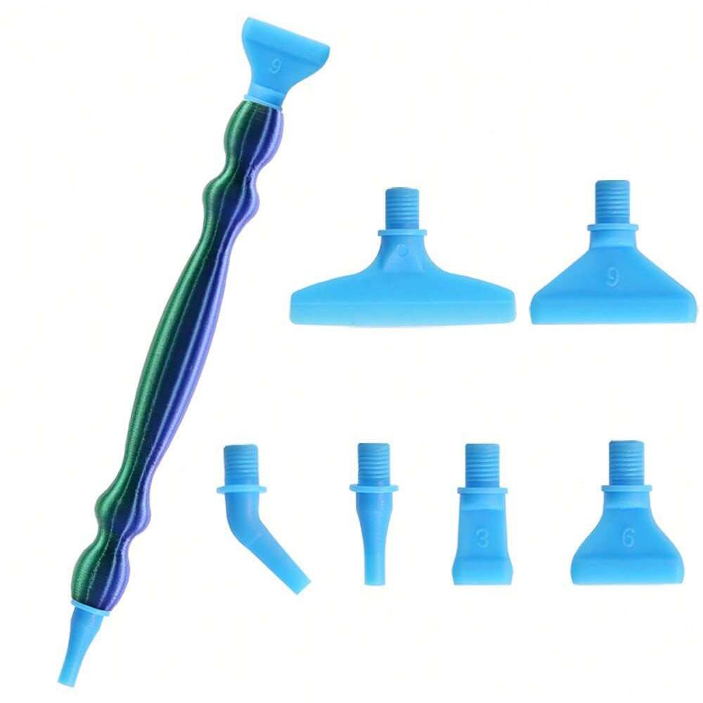 

5D Diamond Painting Pen Kit Resin Ergonomic Point Drill Pens with Multifunctional Tips Embroidery Cross Stitch Accessories