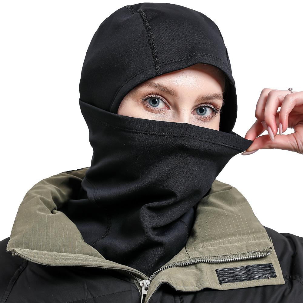 Ski Warme Maske Sturmhaube Outdoor Ski Fahren Helm Gefüttert Fleece Warm Winddicht Schal
