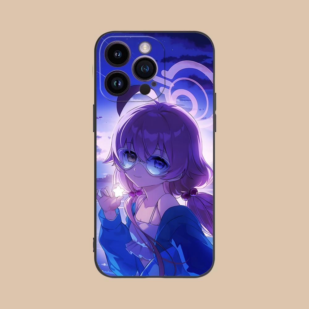 Blue Archive Takahashi Hoshino Matte Mobile Phone Case for iPhone 17 16 15 14 13 12 11 X XR XS 8 7 Air Pro Max Plus Mini