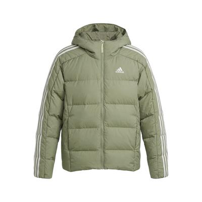 Down Jackets Men's Green Hooded Non Detachable Thickened JN7479