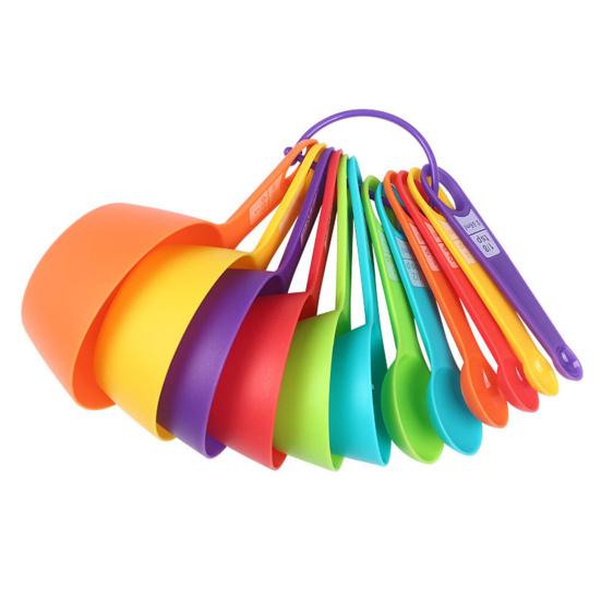 

1 комплект, практичная мерная ложка, весы, дизайн, многофункциональная долговечная штабелируемая ложка, чашка, кухонные аксессуары