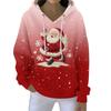 Christmas Hoodies For Women Funny Cute Printed Holiday Sweatshirt Winter Oversized Pullover Tops