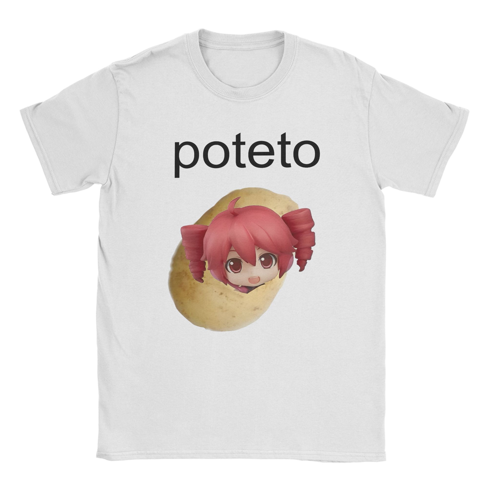 

Fashion Kasane Teto TShirt for Men Crewneck Cotton T Shirt Funny Cute Short Sleeve Tee Shirt Original Unisex Streetwear Tops S