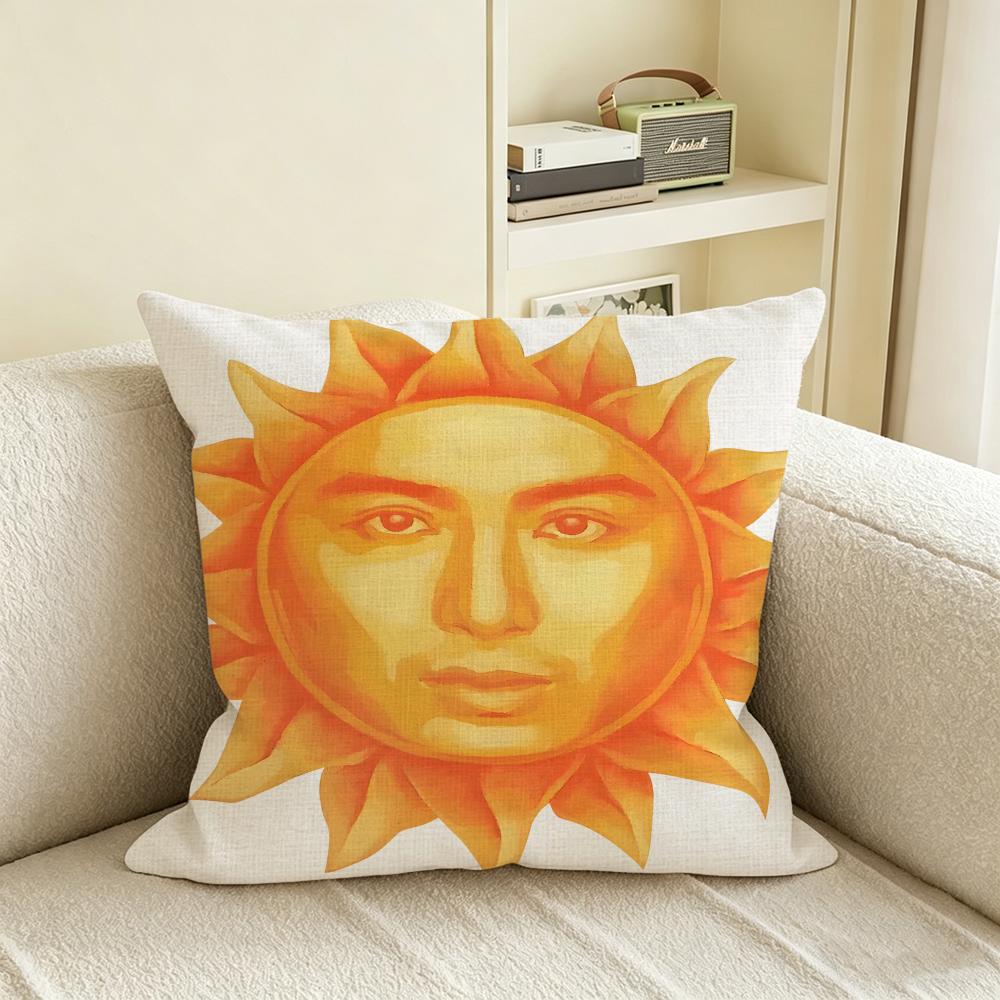 Singer FFujii Kaze Cushion Cover Natural Linen Pillowcase Set AllinOne Decor for Sofa Bedroom Chair