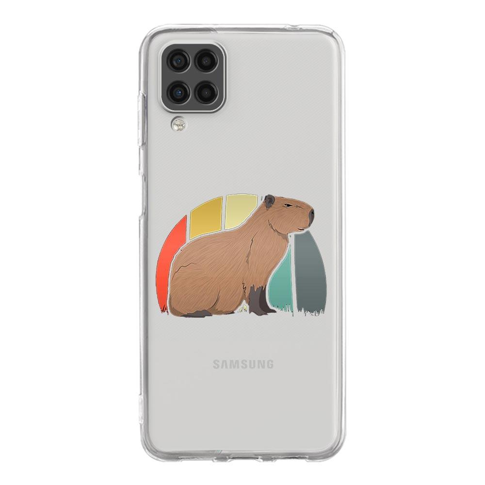 Cute Cartoon Capybara For Samsung Galaxy A51 Clear Phone Case A71 A21S A12 A11 A31 A52 A41 A32 A23 A33 A53 A73 A03S A13 5G Cover
