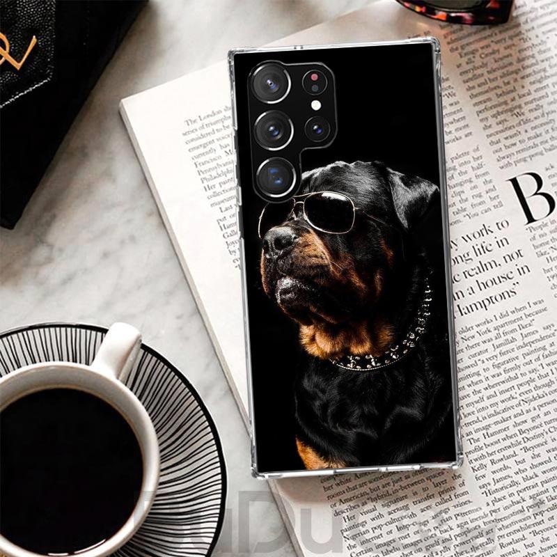 Rottweiler Dog Cover For Samsung Galaxy S23 S22 S24 S25 Ultra Phone Case S21 Plus S20 FE S10 + S25Ultra Print Fundas S23 S22 S24