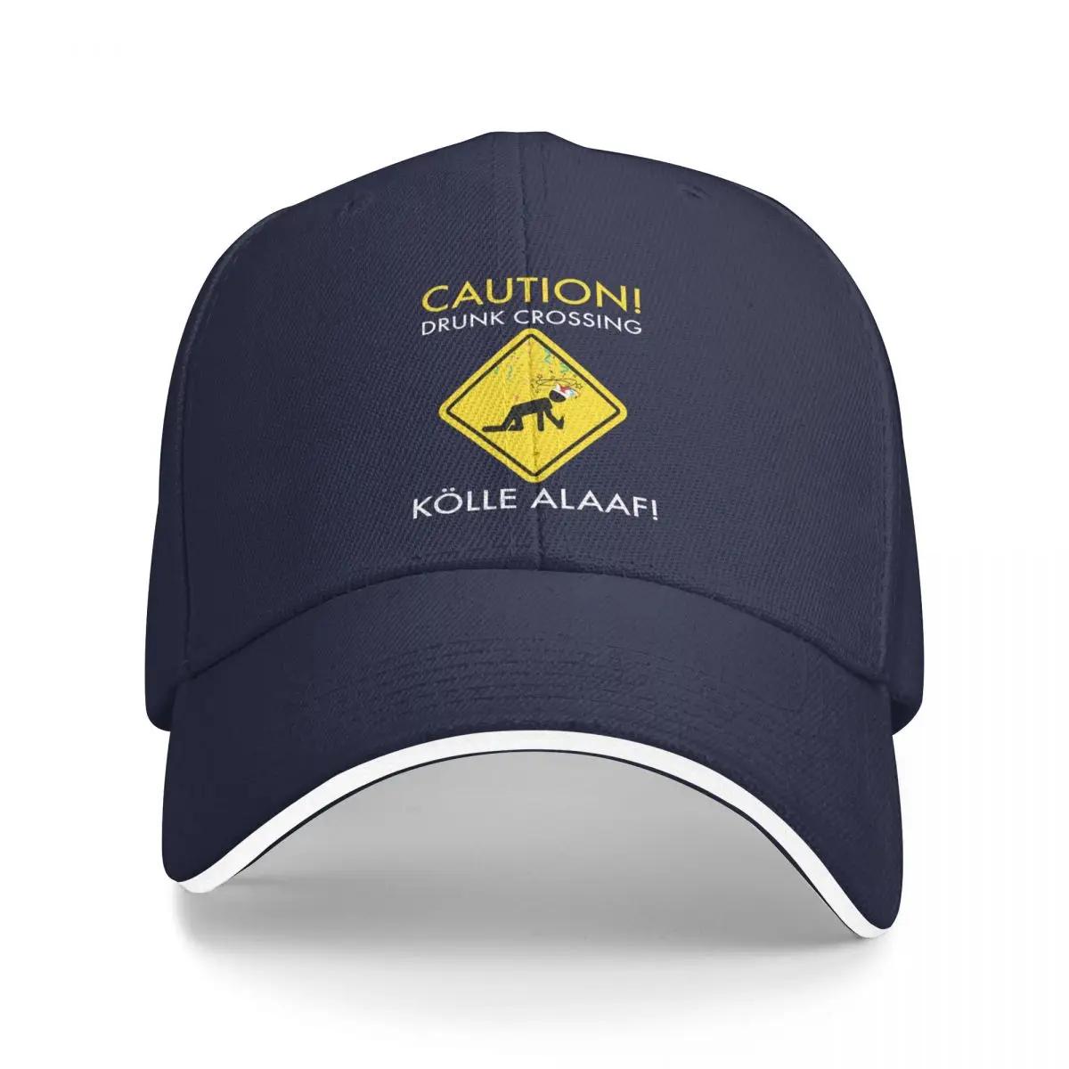 

Cologne Carnival Funny Caution Drunk Baseball Caps Fashion Unisex Women Hats One Size