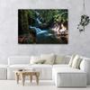 Canvas Print, Waterfall In the Tropics