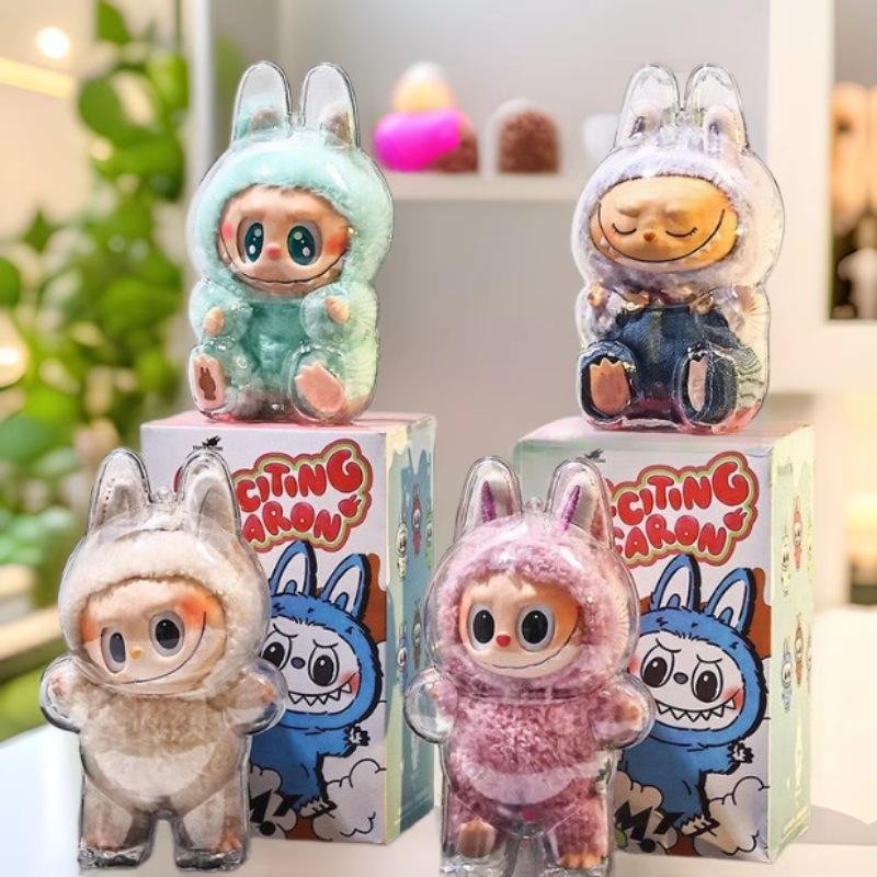 In-stock High Transparency LABUBU Gen 1-3 Universal Protective Shell with Storage Dust Cover, Doll Accessory.