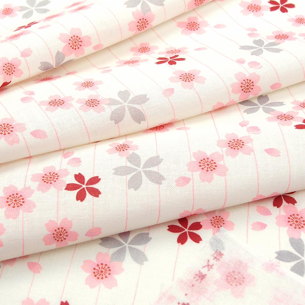 Hama Pattern Tenugui Dream Love Cherry Blossoms