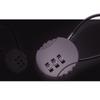 Cookie Shape Wire Rope Password Lock Zinc Alloy Code Lock NEW 3 Dial Digit Password Padlock