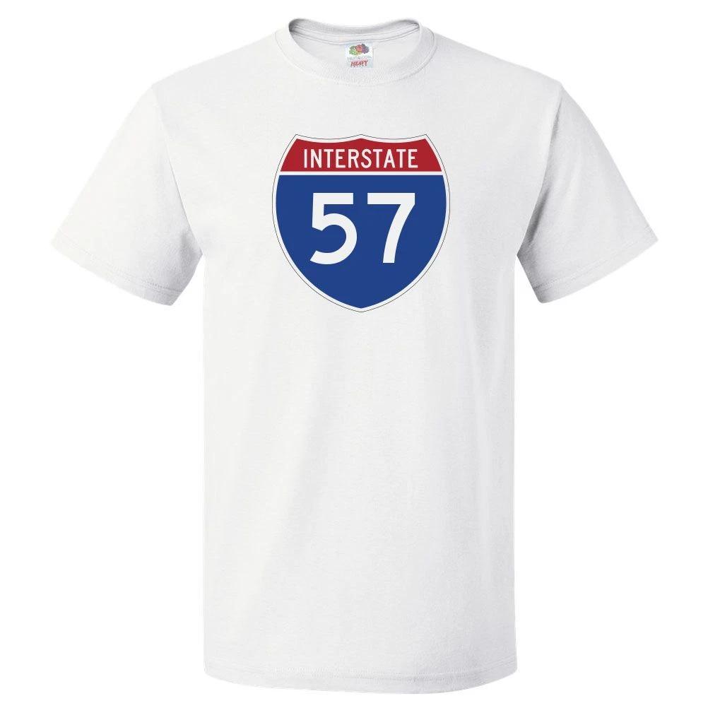 I57 Shirt Interstate 57 T Shirt I-57 Highway Tee 2XL