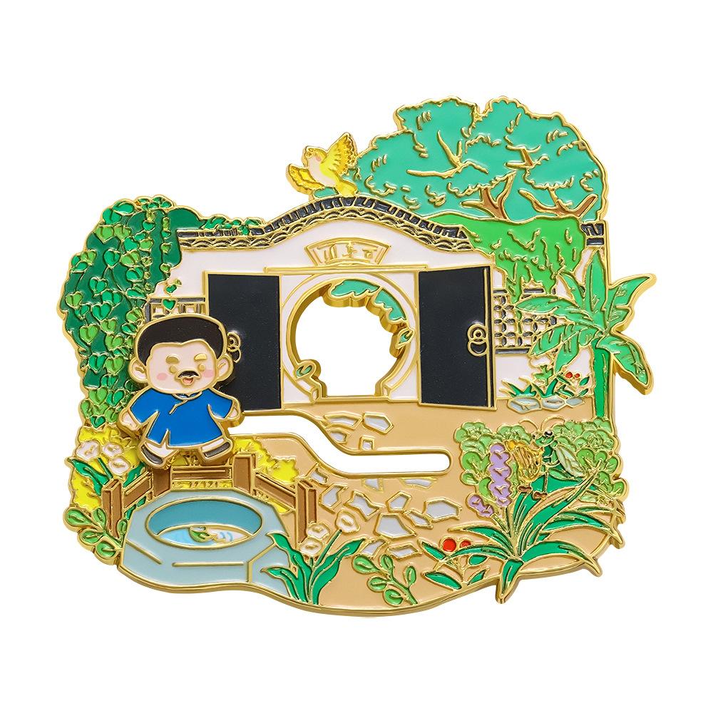 Refrigerator sticker magnet tourist attraction souvenir