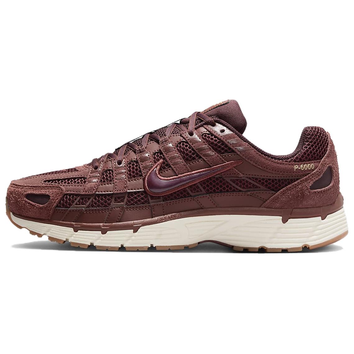 Мужские кроссовки Nike P-6000 SE Dark Pony Burgundy Crush Sail Metallic Gold HF0015-200 42