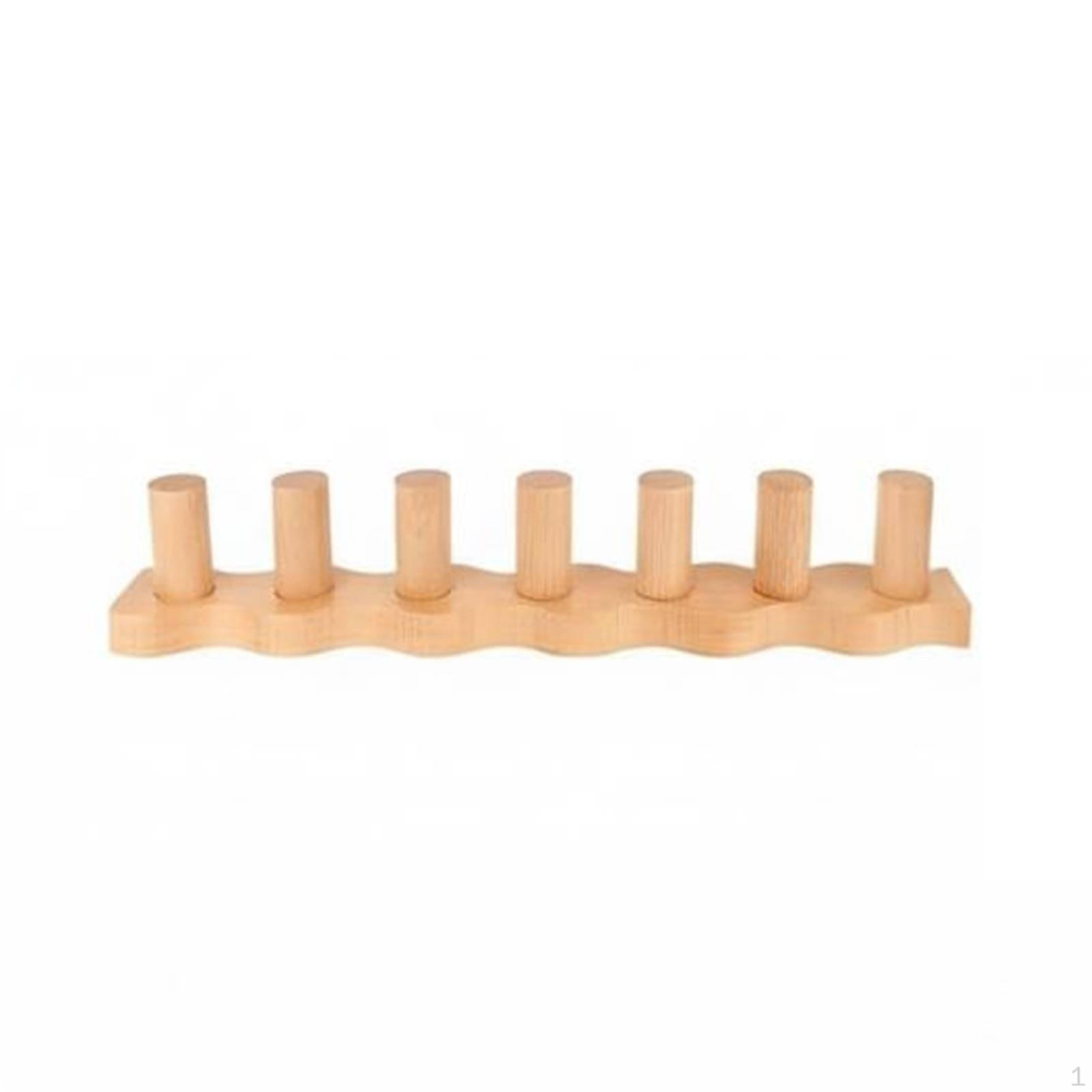 Adjustable Wooden Knitting Loom Solid Wood Construction BeginnerFriendly Peg