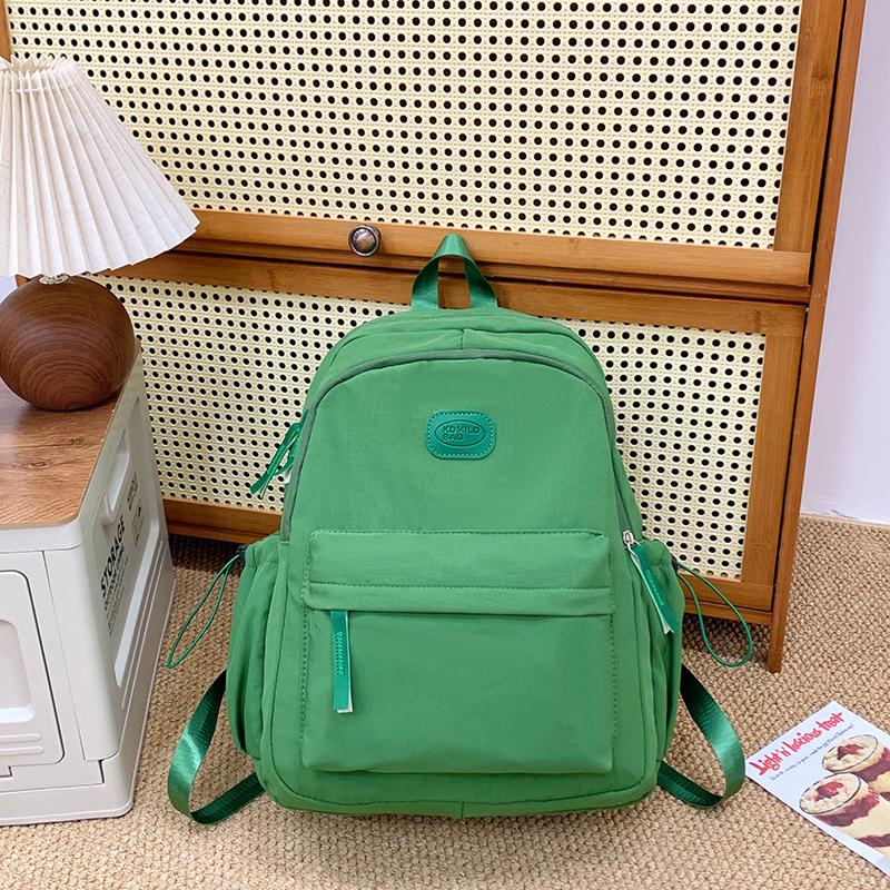 College Style Backpack Junior High School Student Schoolbag Women's Lightweight Travel Backpack