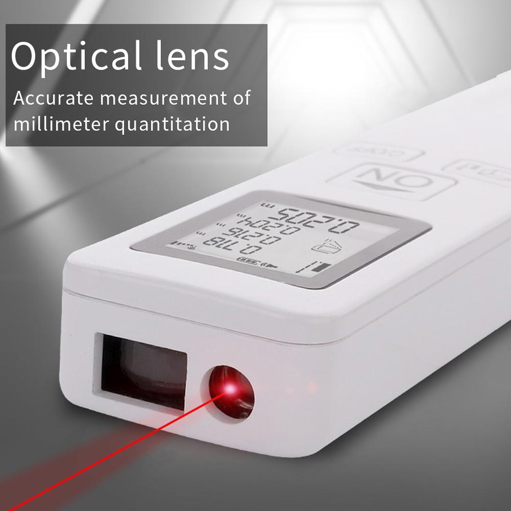 35m Laser Measure LCD Digital Laser Distance Meter Pocket Size Mini Range Finder Distance/ Area/