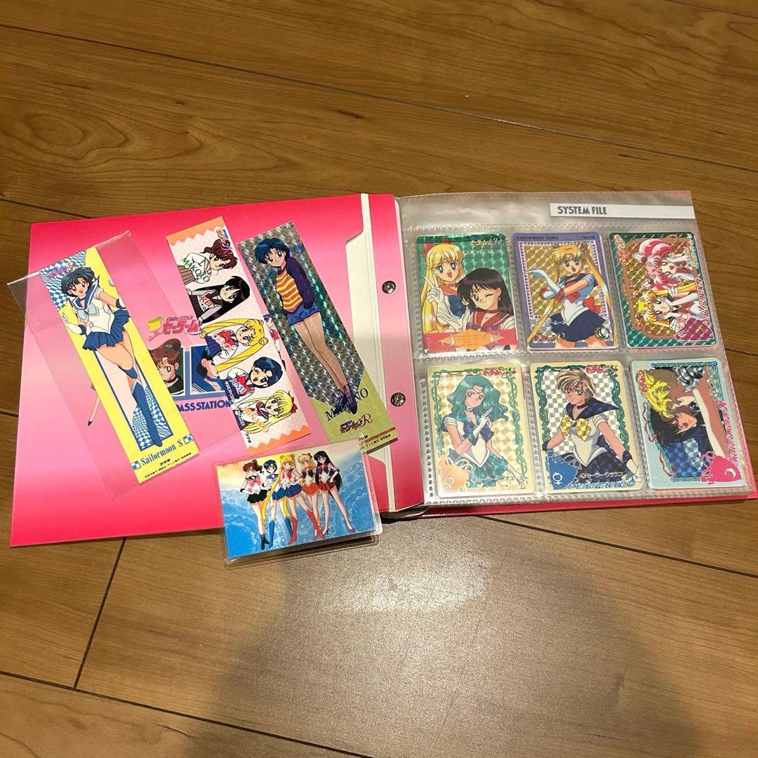 Used Saturday and Sunday limited sale! Sailor Moon Carddass File Set of approximately 100 pieces