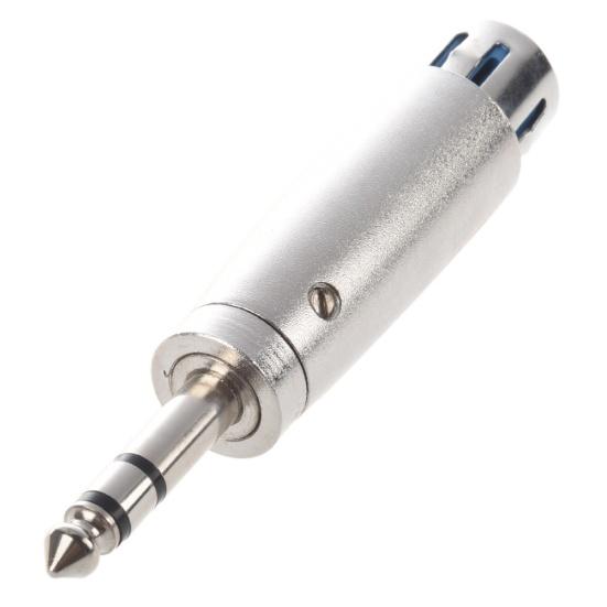 XLR Male to Jack Lead Plug Female 6.35mm Mic Microphone Patch Cable Adapter