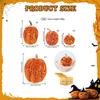 7 Pieces Artificial Glitter Pumpkins Assorted Velvet Pumpkin Faux Fall Decorations