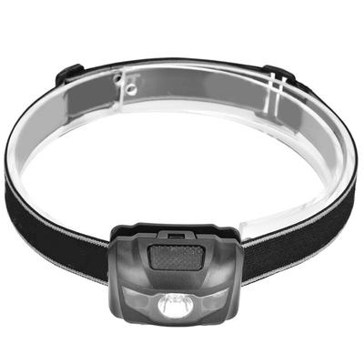 3W LED Stirnlampe Rote und Weiße Lichter Angel Stirnlampe für Outdoor-Aktivitäten Picknick Wandern Bergsteigen schwarz