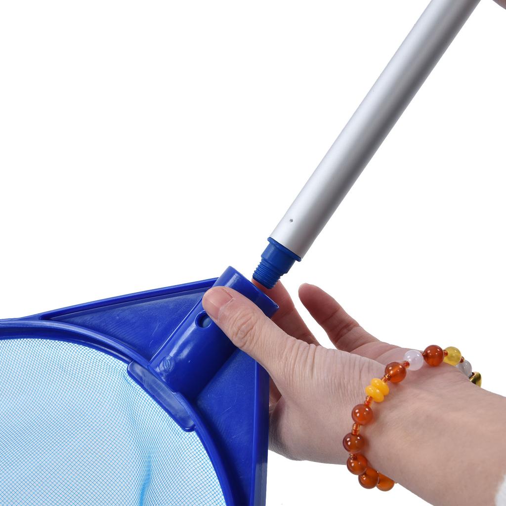 Pool Skimmer Sturdy Durable Plastic Detachable Easy Assembly Nylon Net Pool Net Skimmer