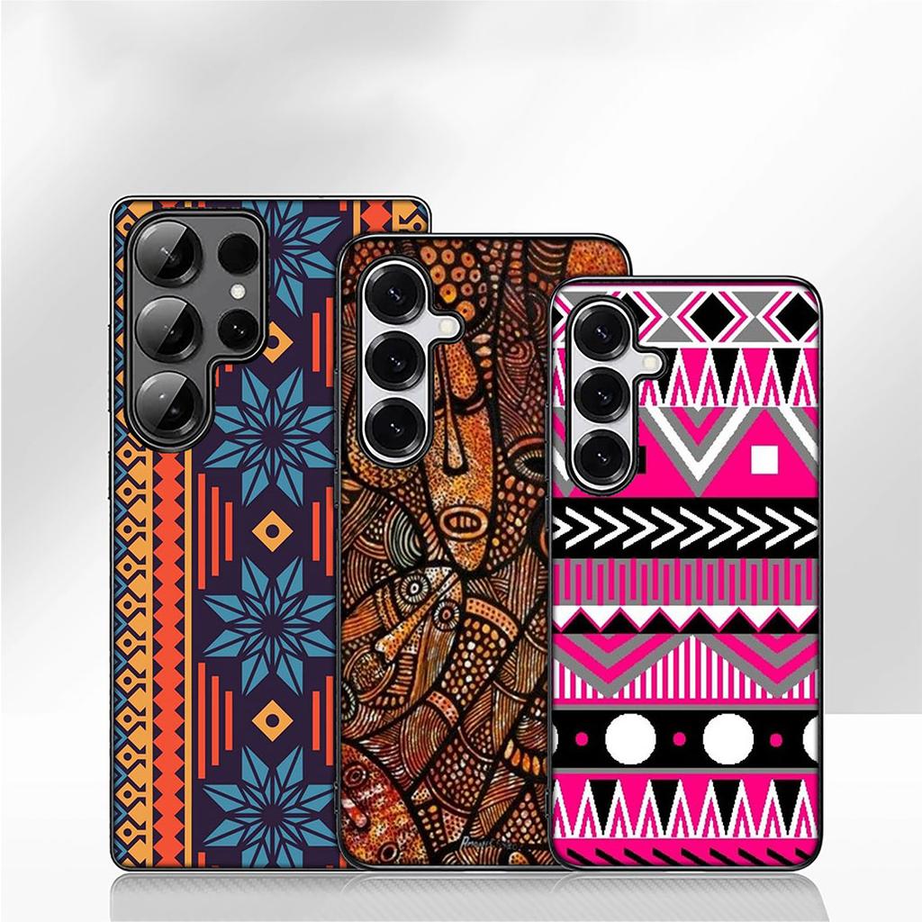 African Wax Aztec Tribal Tribe Colorful Phone Case for Huawei P30 P20 P10 Mate 10 20 Pro Lite Y9A Y8S P Smart Y7 Y9 Prime Y6