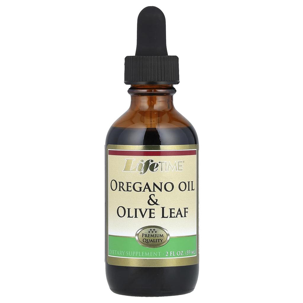 Oregano Oil and Olive Leaf, 2 Fl Oz (59 Ml)