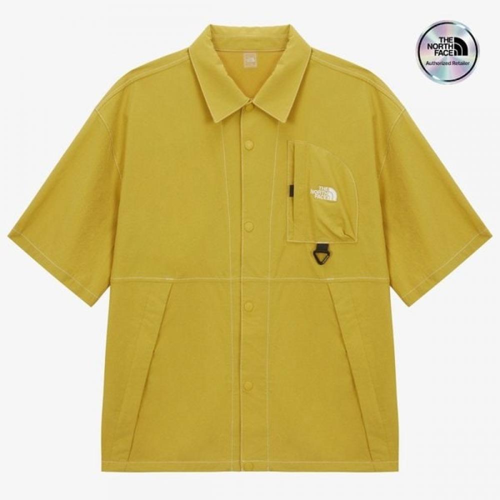 The North Face Peak Hill Short Sleeve Shirt Mustard Nh8ss01c MUSTARD/085