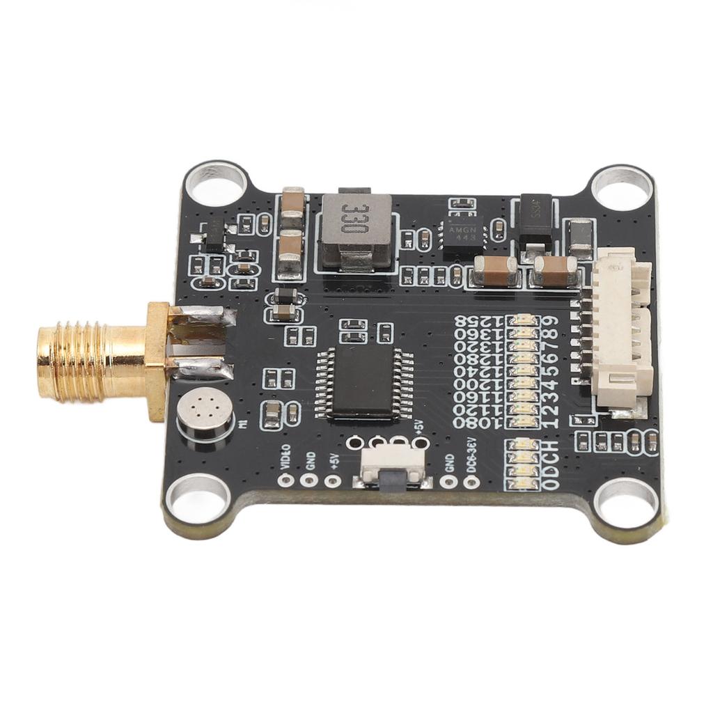 1.2G VTX 1.6W Video Transmitter Module 9CH FPV Transmitter Module for FPV Racing RC Drones DC7‑36V