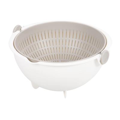 Takeda Corporation [Colander, Bowl Set, and Colander] White, 22 X 22.5 X 11.5 Cm, Colander Bowl Set 81374
