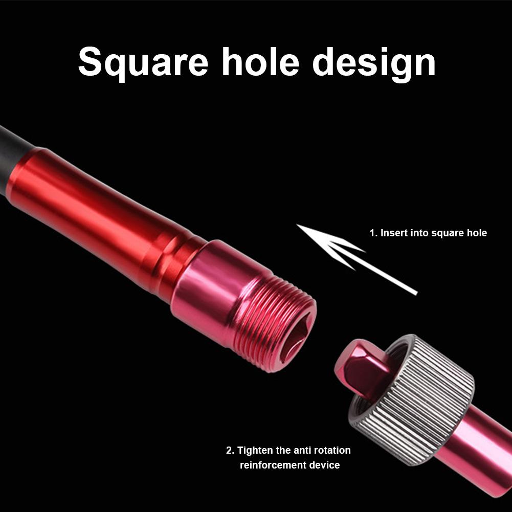 Kescherkopf-Adapter Anti-Rotation Fischkescher-Verbinder Schnellverschluss Angelkescher Angelharpunen Angelzubehör